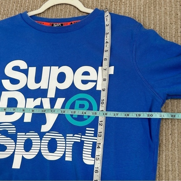Superdry Sport Men’s Blue Pullover Sweatshirt - Picture 11 of 13